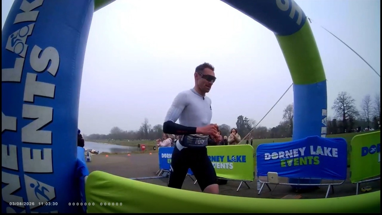 Dorney Duathlons & Runs March 2026 - Finish Line Video
