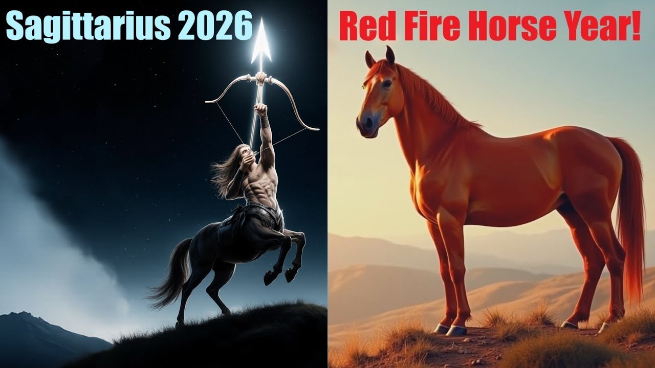 SAGITTARIUS 2026 Year of the RED FIRE HORSE Pushing the Envelope = Powerful Expansion