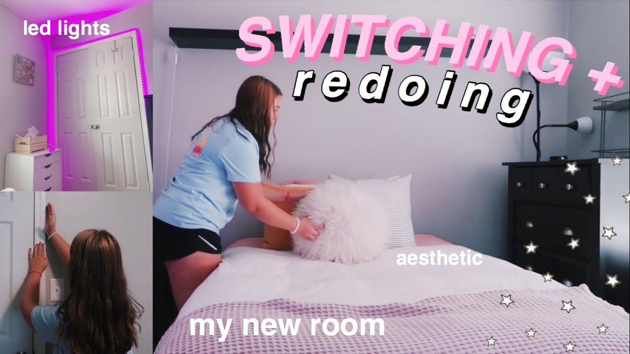 switching + redoing my new room *room transformation on a budget*