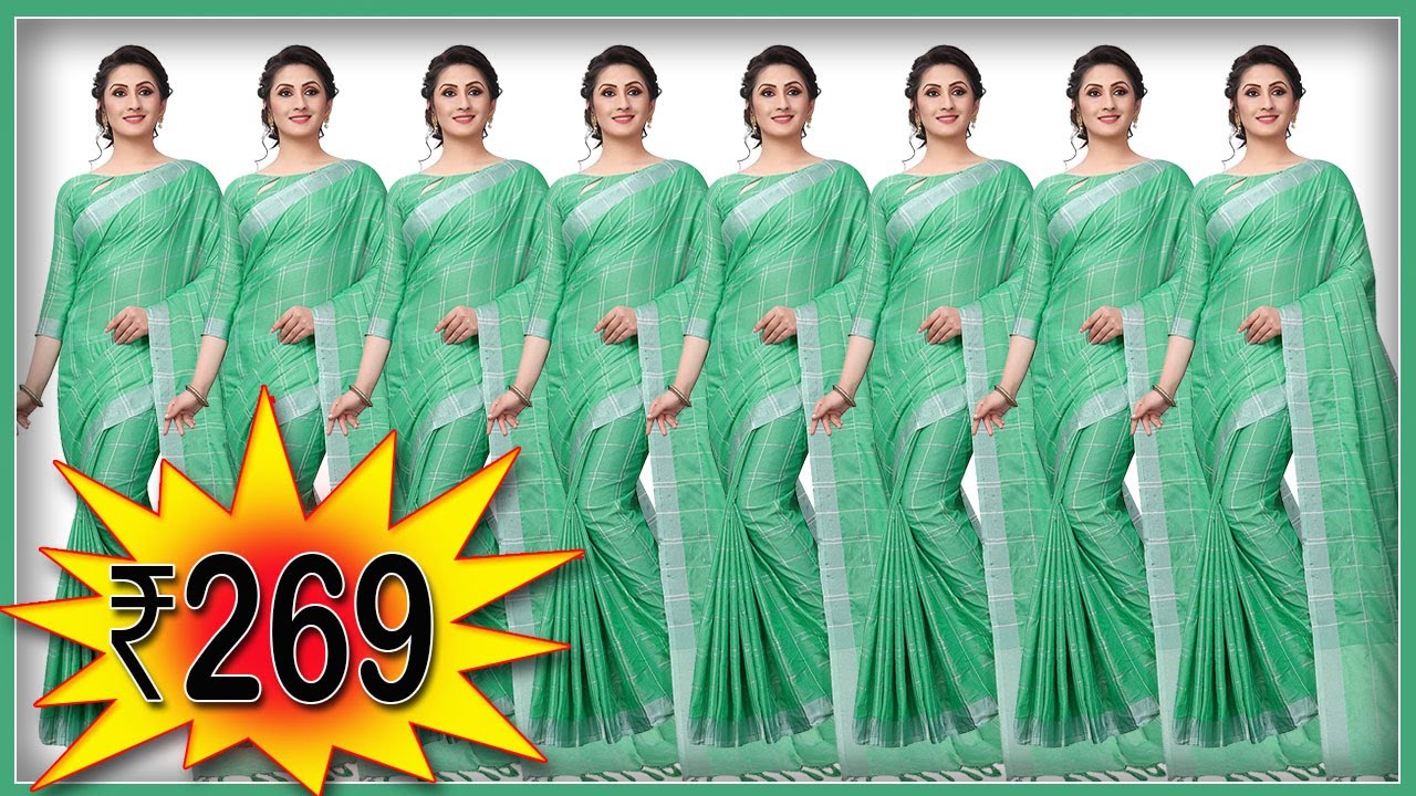 ✅📢30 Saree for girls in Amazon under 300 💖💘 Saree 2021🌻Saree designs💖❤️Color Variants🔴🟢🔵