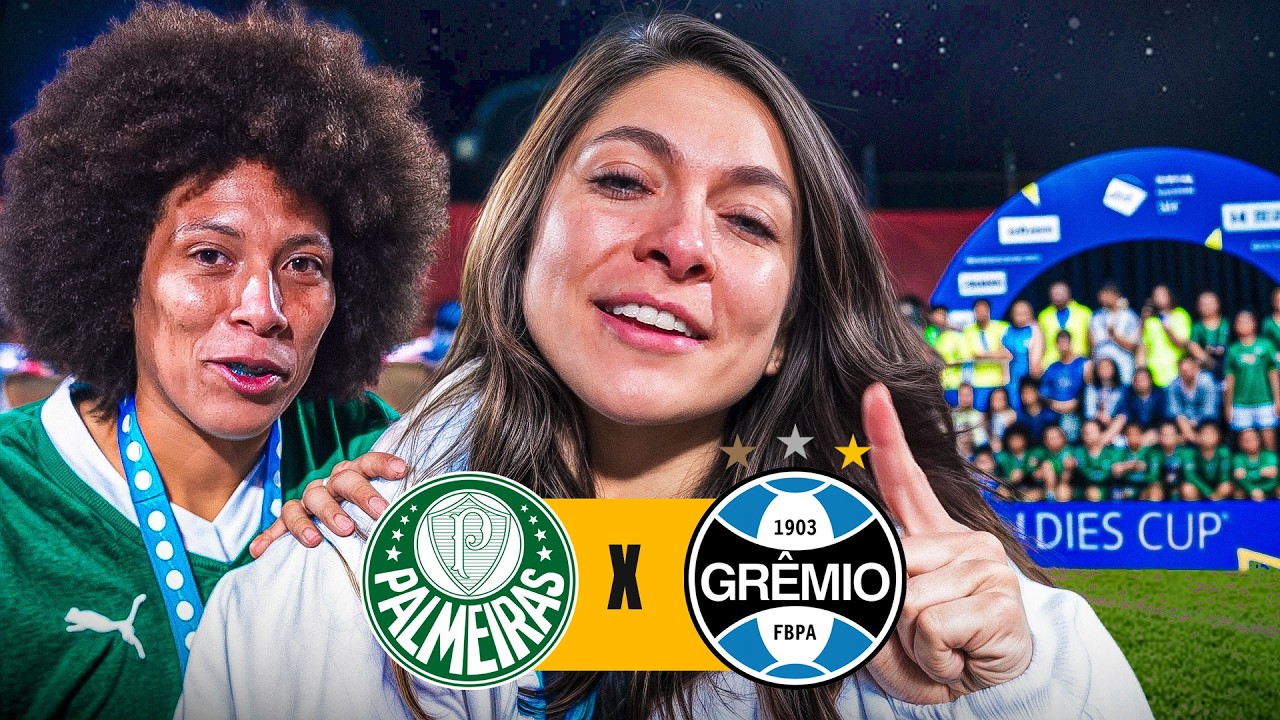 FUI ASSISTIR A FINAL ENTRE PALMEIRAS X GRÊMIO!
