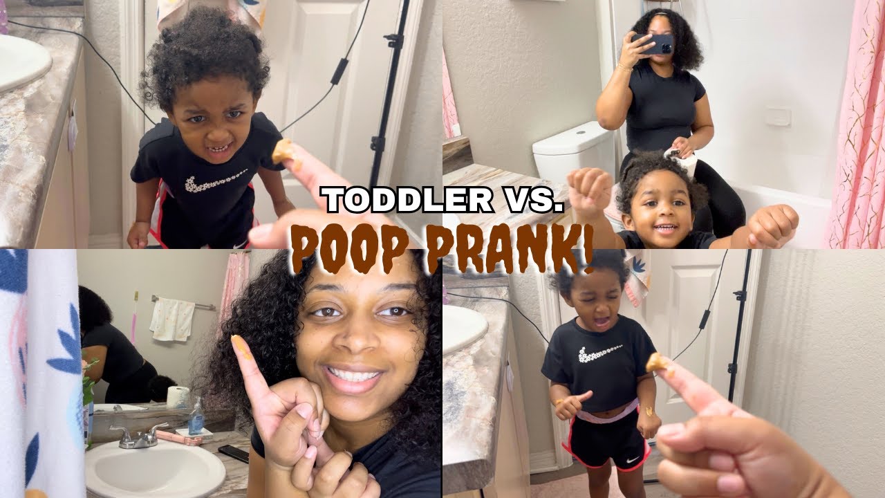 TODDLER VS. POOP PRANK 💩