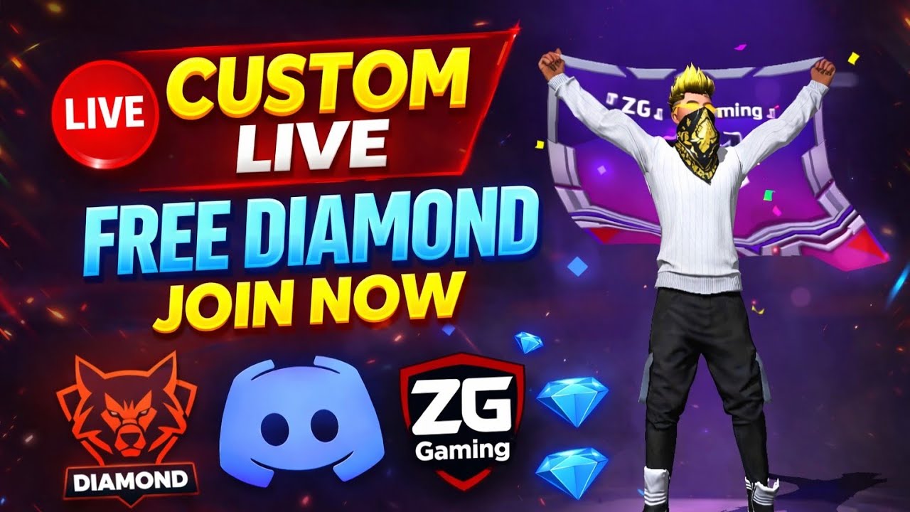 Free Fire Live কাস্টোম খেলে  জিতে ন্যাও উত লি ZihadGaming999 🔥