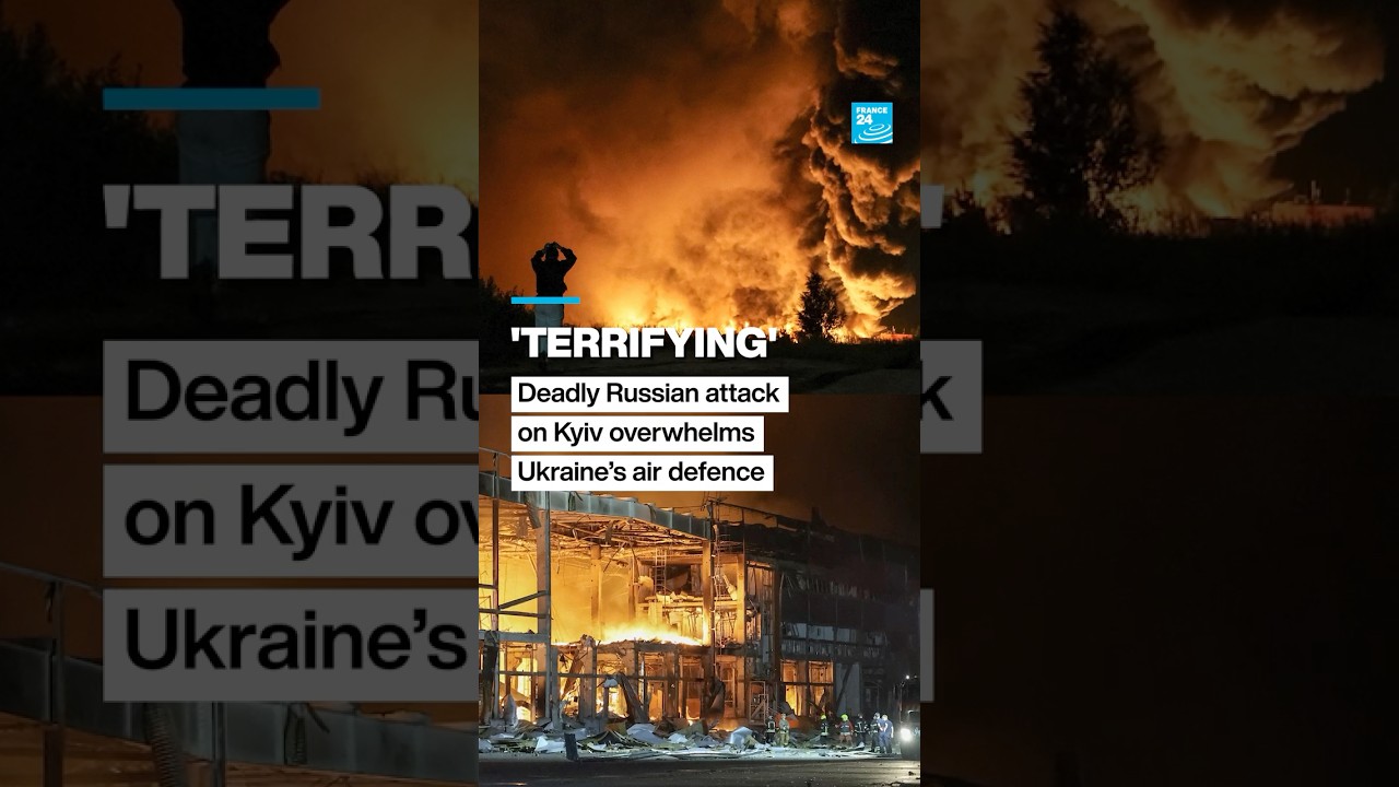 'Terrifying': deadly Russian attack on Kyiv overwhelms Ukraine's air defence &bull; FRANCE 24 English