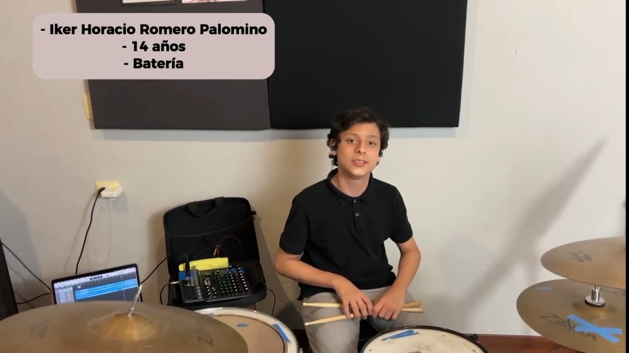 Iker H. Romero Palomino - Instrumento Batería 