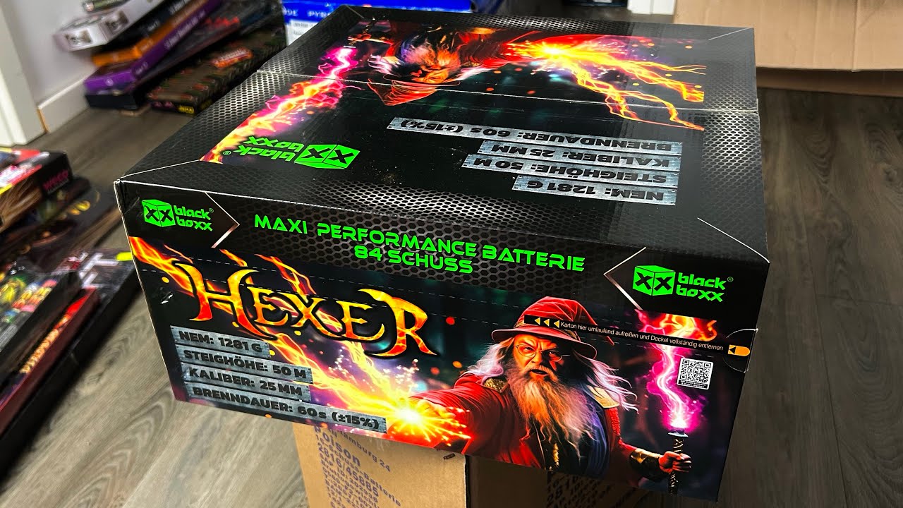 HEXER von BLACKBOXX | XL F&auml;cherbatterie | Neuheit 2025 🤯💥🎆