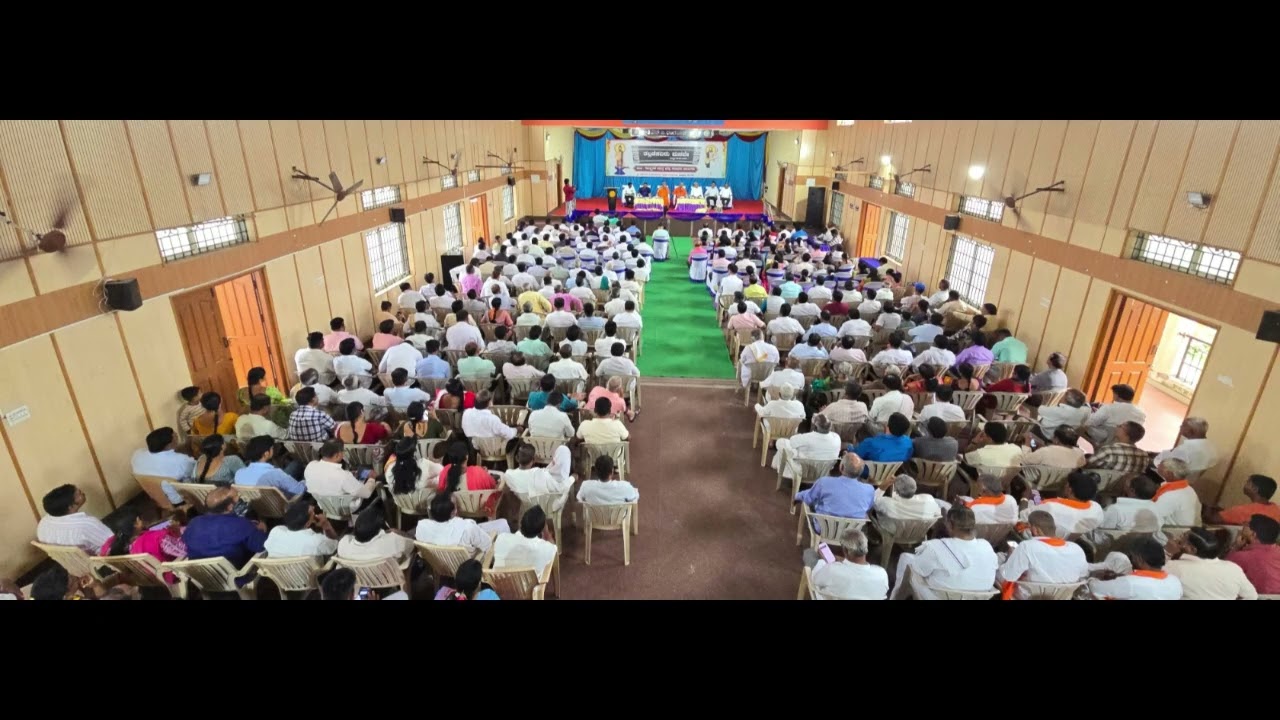 Ramalingappa T. Begur talk at Chintana charana Davanagere Kaginele peetha