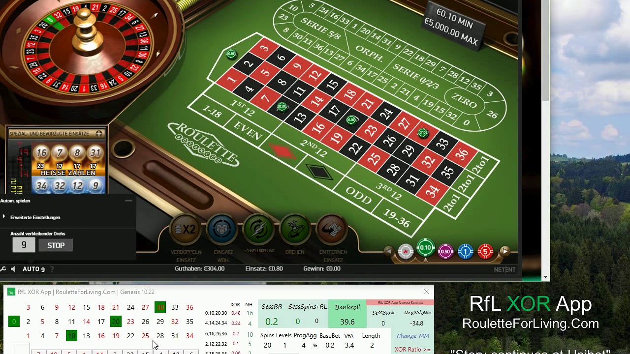 RfL XOR App Session #4 at Unibet On Journey from 200 EUR to 2000 EUR playing Online Roulette