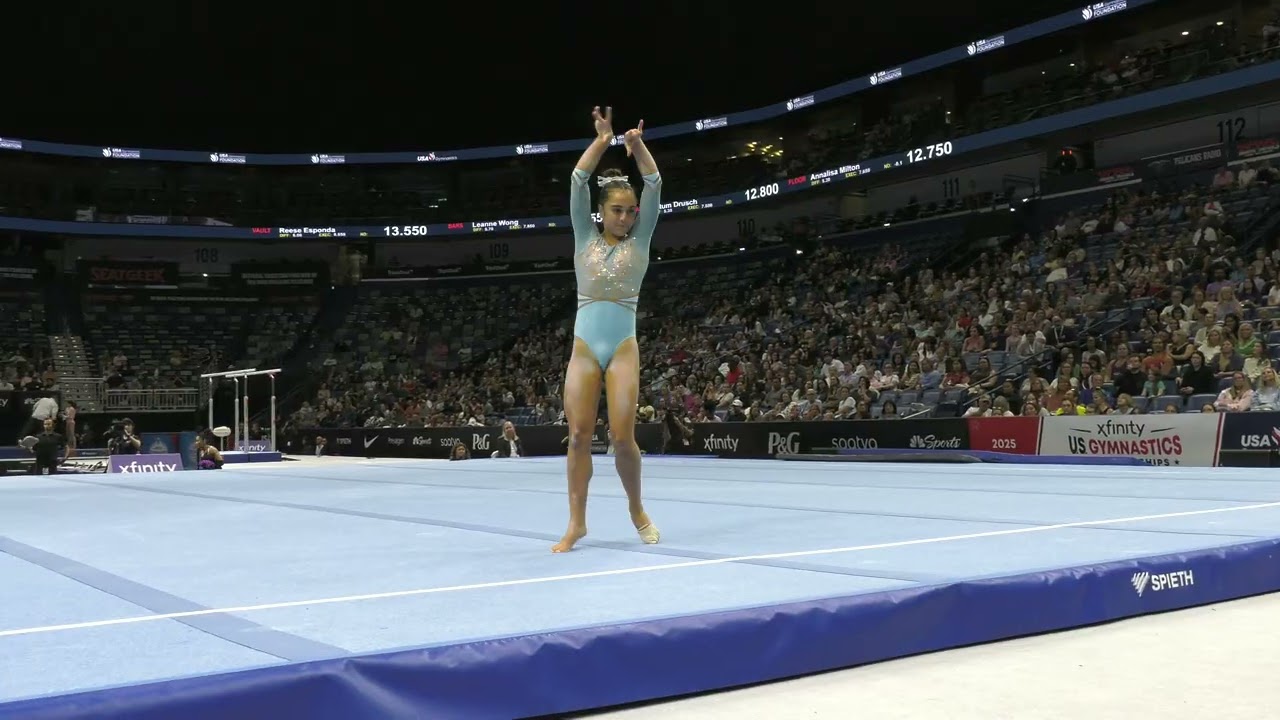 Gabrielle Hardie  - Floor Exercise  - 2025 Xfinity U.S. Championships -  Senior Women Day 1