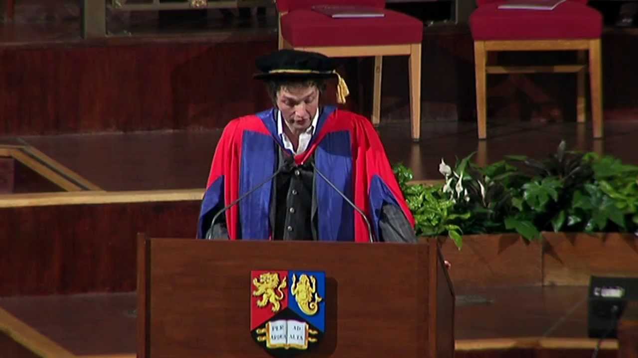 Chris Addison Honorary Graduand speech at the University of Birmingham