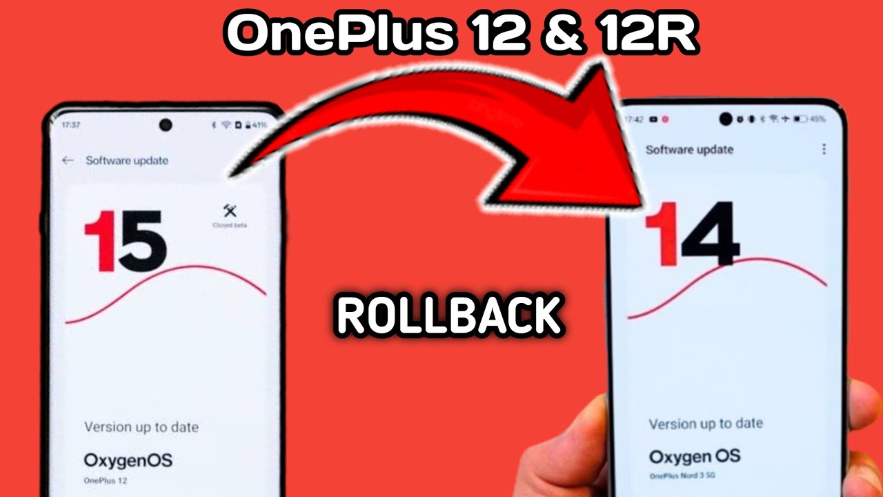 How to Rollback Oxygen OS 15 to Oxygen OS 14 in OnePlus 12 & 12r ??