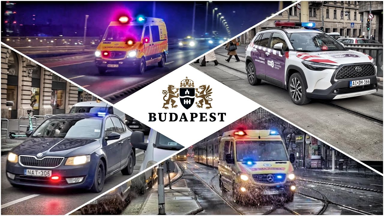 Budapest Emergency Vehicles Compilation/ Budapesti Vonulások Összeállítás - 2025.01.