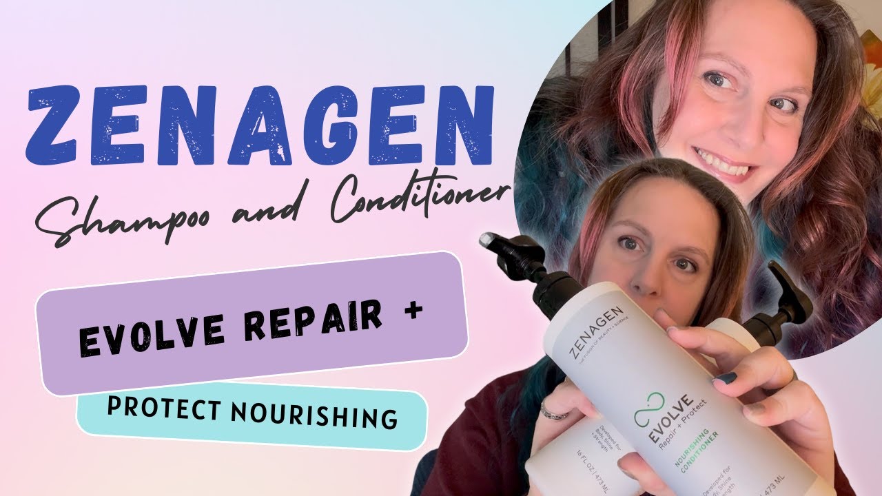 Обзор питательного шампуня и кондиционера Zenagen Evolve Repair + Protect
