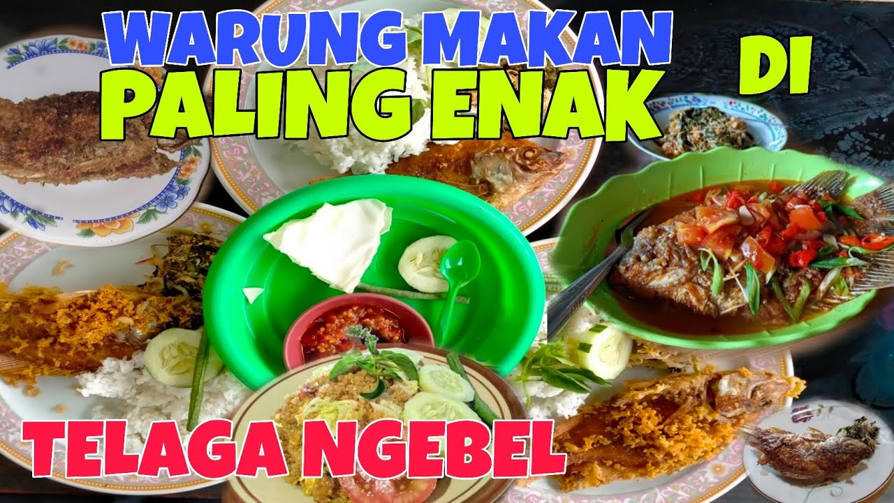 WARUNG MAKAN PALING ENAK DI TELAGA NGEBEL/THE BEST RESTAURANT IN NGEBEL LAKE, PONOROGO, INDONESIA.