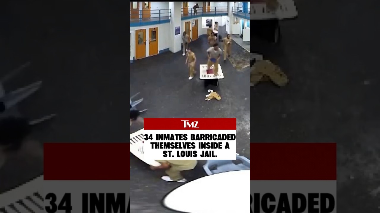 34 Inmates Take Over Jail in SHOCKING Security Breach 😳 #Breaking #Crime #News
