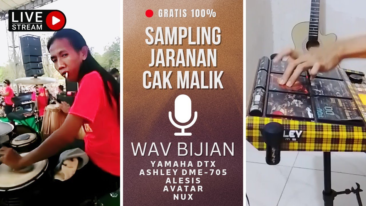 GRATIS SAMPLING JARANAN CAK MALIK LAGISTA - SAMPLING CAK MALIK SAGITA - SAMPLING KENDANG ELEKTRIK