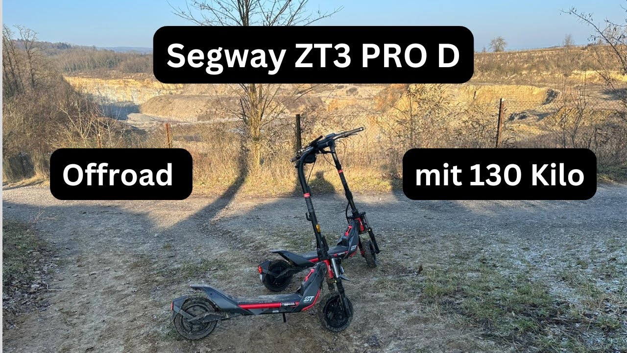 Segway ZT3 PRO D - Offroad mit 130 Kilo