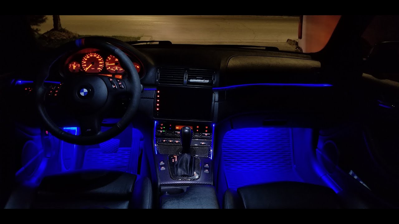 ПРОСТАЯ УСТАНОВКА САМОСТОЯТЕЛЬНО ПРИМЕНЯЕМОЙ RGB-ПОДСВЕТКИ ДЛЯ BMW (УСТАНОВКА НА E46) ЗА 30 ДОЛЛАРОВ