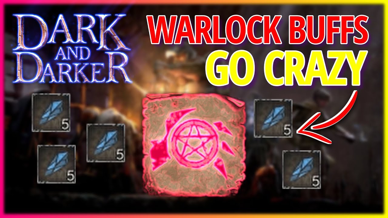 New Warlock Buffs are INSANE - High Roller PvP & Arena - Dark and Darker Highlights & Funny Moments