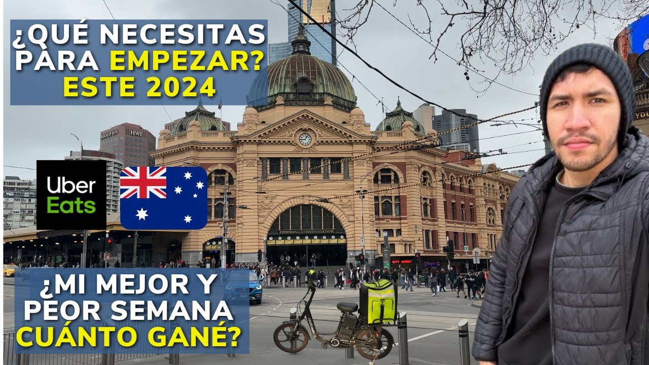 Este puede ser tu PRIMER TRABAJO en Australia 2024! Uber eats en bicicleta Australia