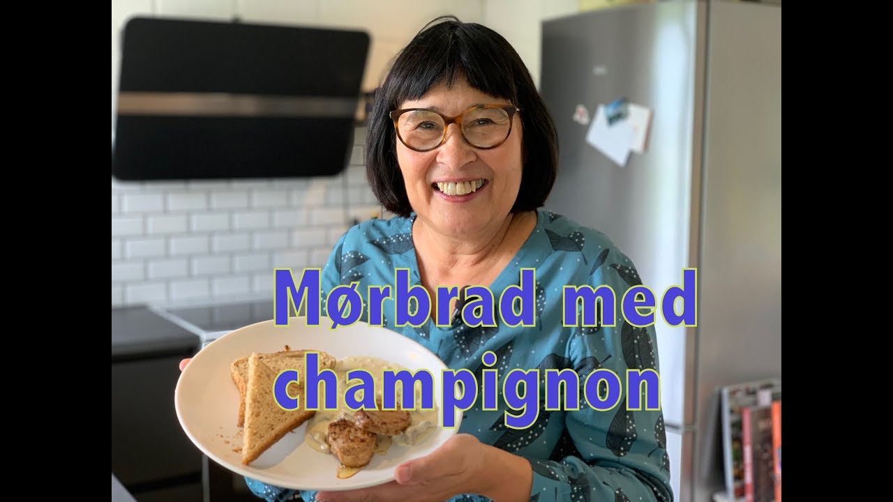 Rosas m&oslash;rbrad med champignon