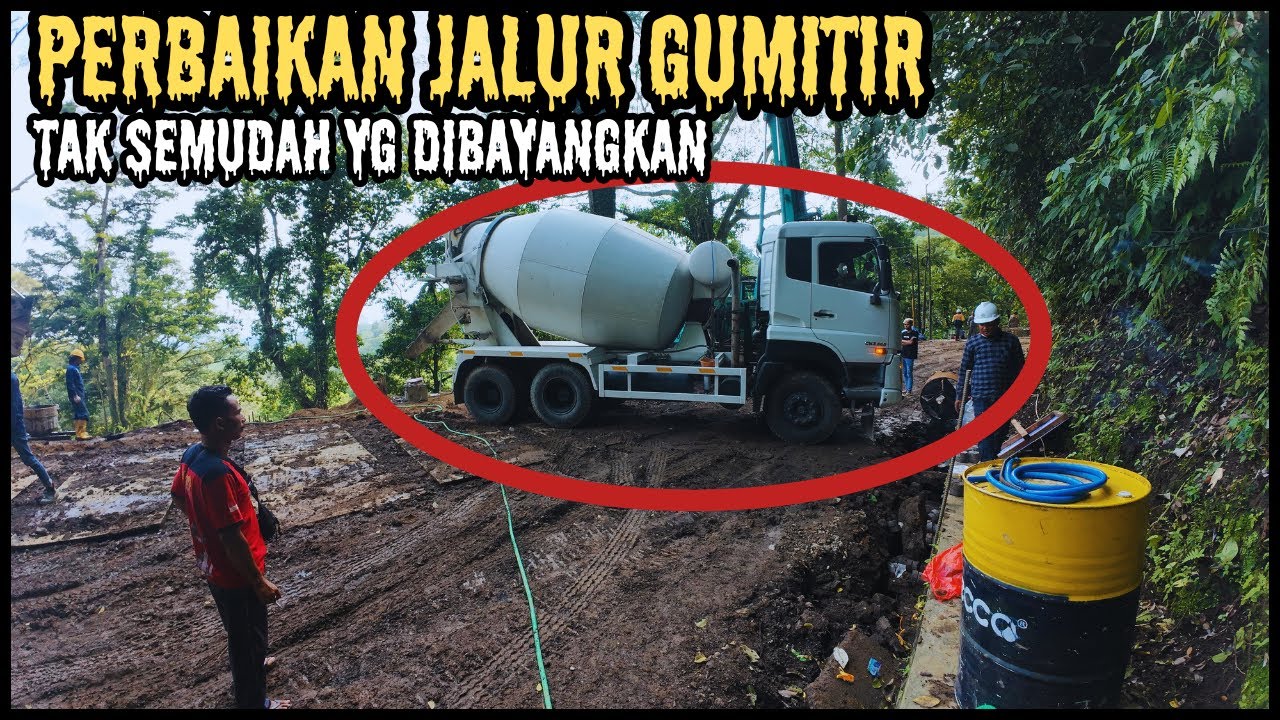 ASTAGA INILAH KESULITAN DI JALUR PERBAIKAN ALAS GUMITIR