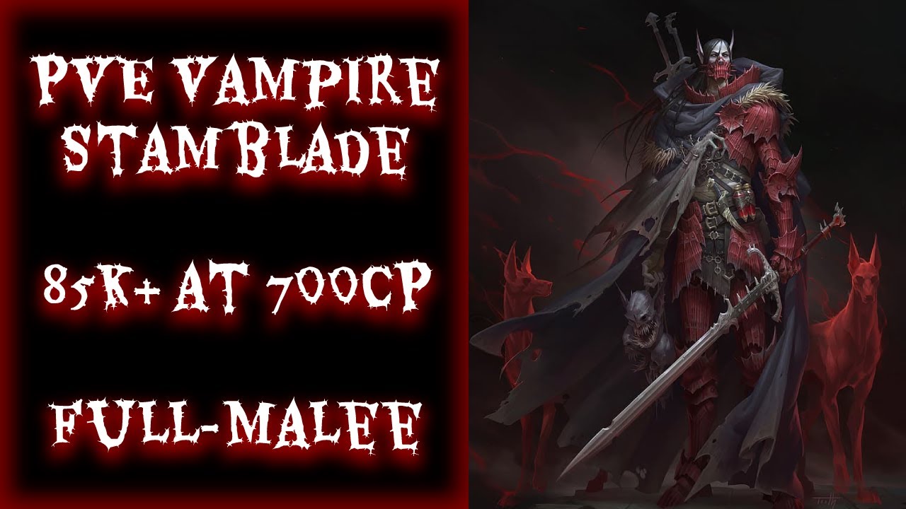 ESO: Vampire Stamina Nightblade, 85k+ at 700CP! (Update 32)