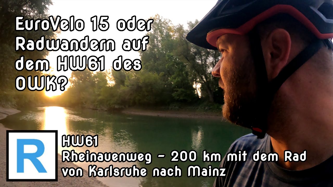Rheinauenweg (HW61) - von Karlsruhe nach Mainz | September 2023