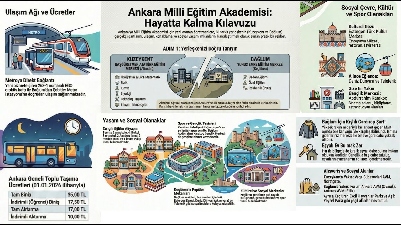 Ankara Milli Eğitim Akademileri Ulaşım, Bölge Hakkında Bilgiler ve Ev Kiraları