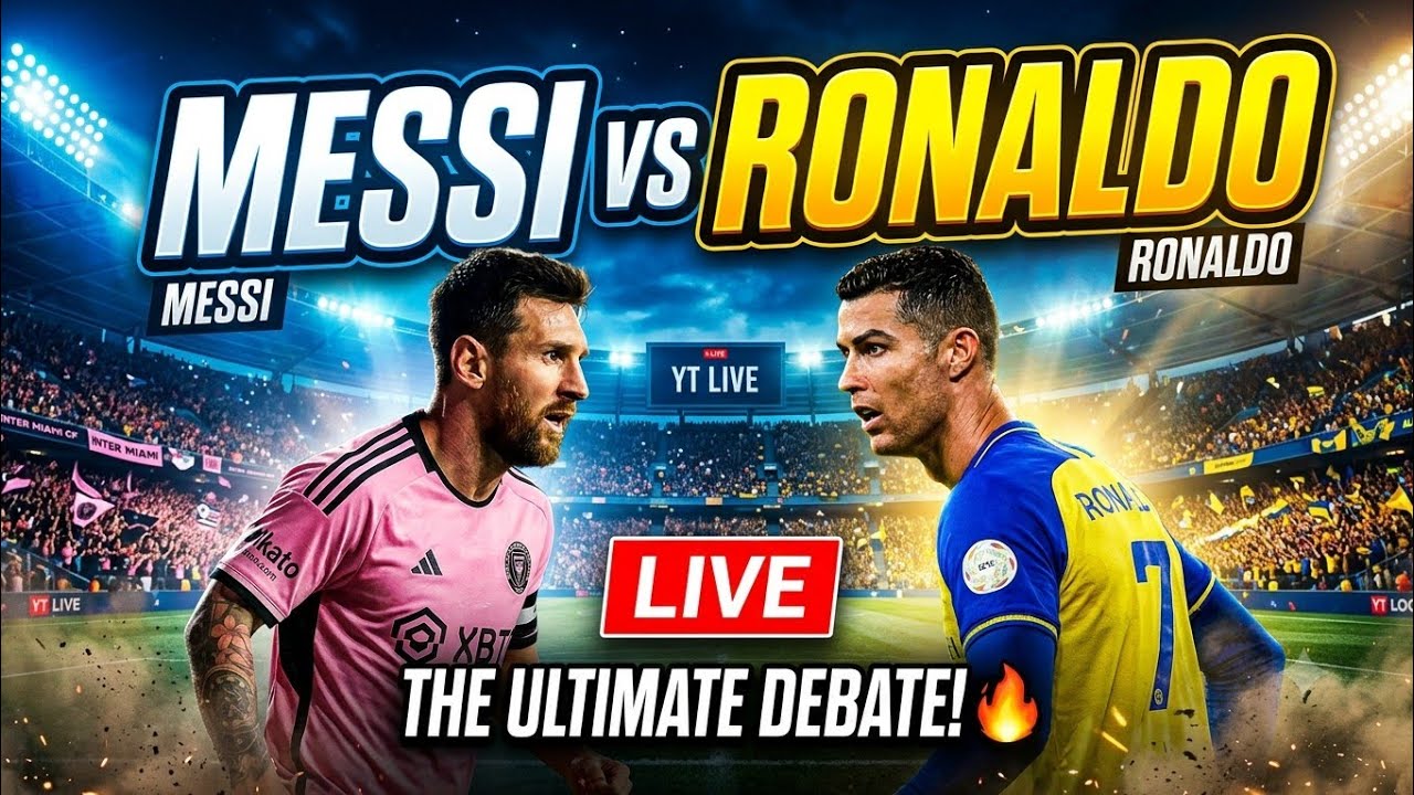 🔴 LIVE: Messi vs Ronaldo | Barcelona Legends Debate | Who Is the GOAT?