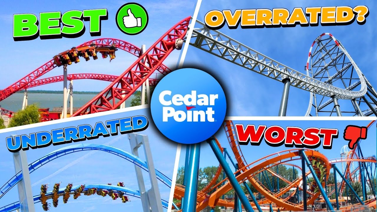 Лучшие и худшие американские горки в парке Cedar Point.