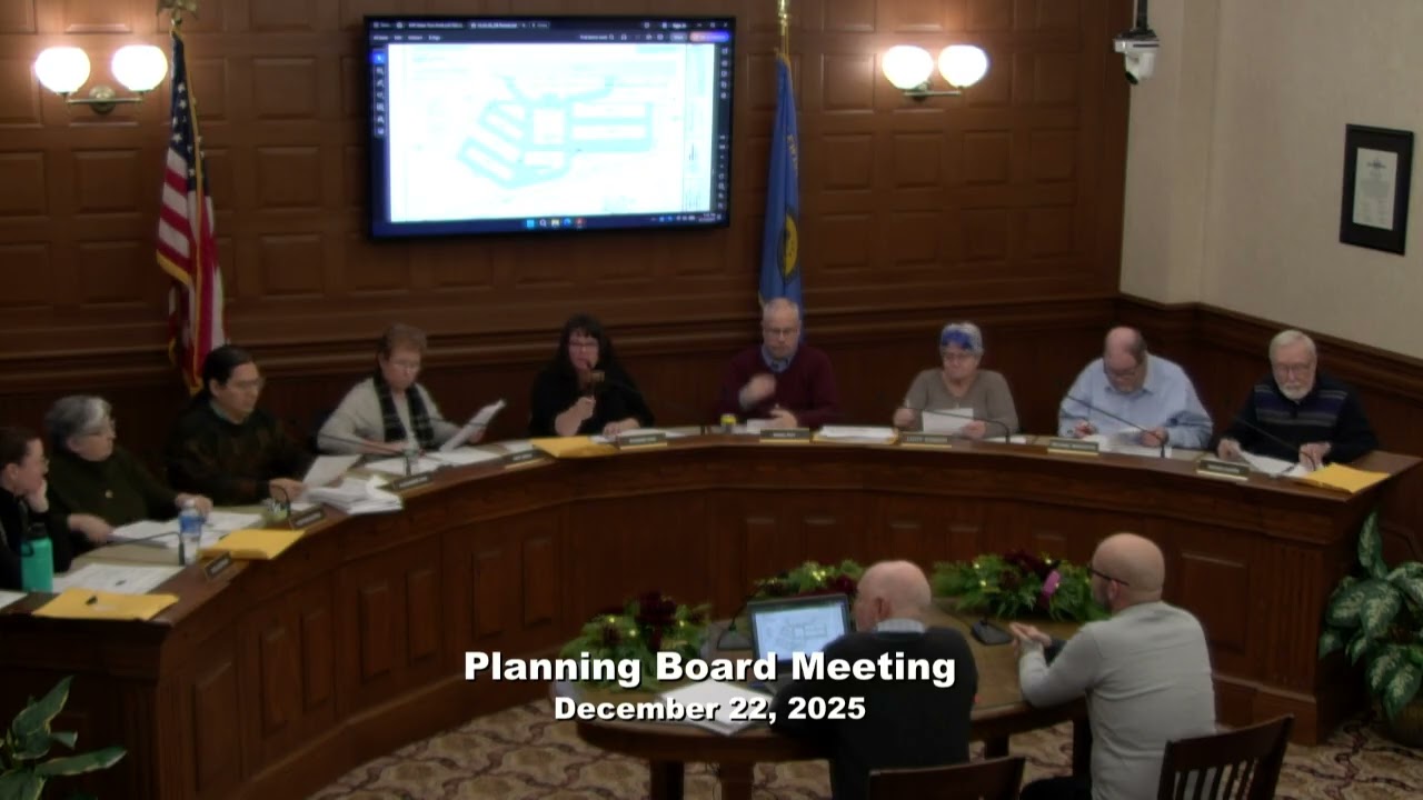 Planning Board Meeting 12/22/25