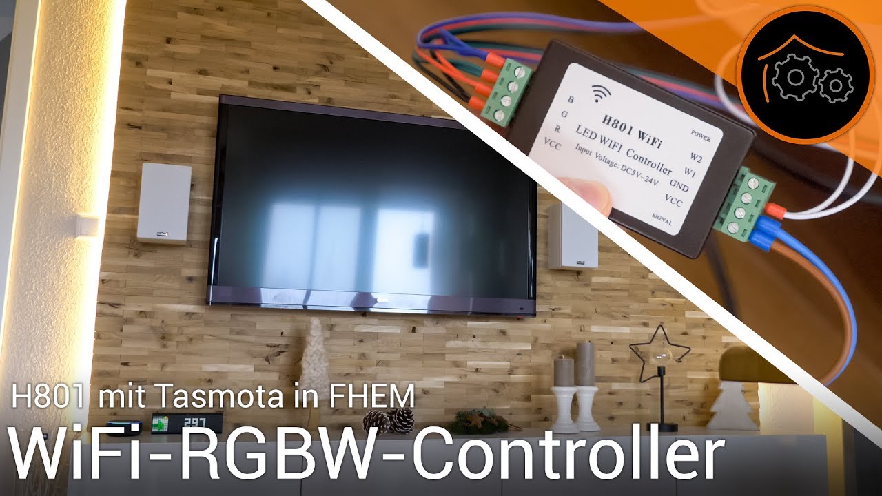 RGBW LED-Stripe über WiFi mit H801 (Tasmota) in FHEM