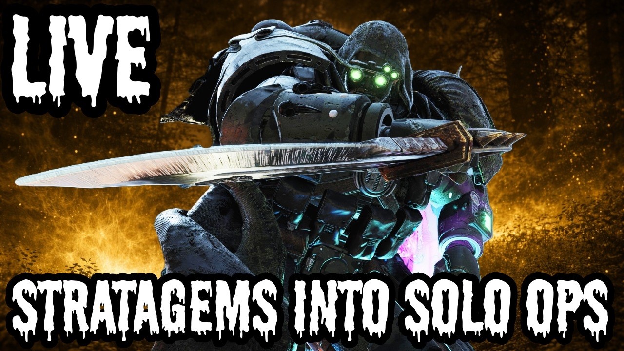 SPACE MARINE 2 LIVE: HARD STRATAGEMS THEN SOLO OPS