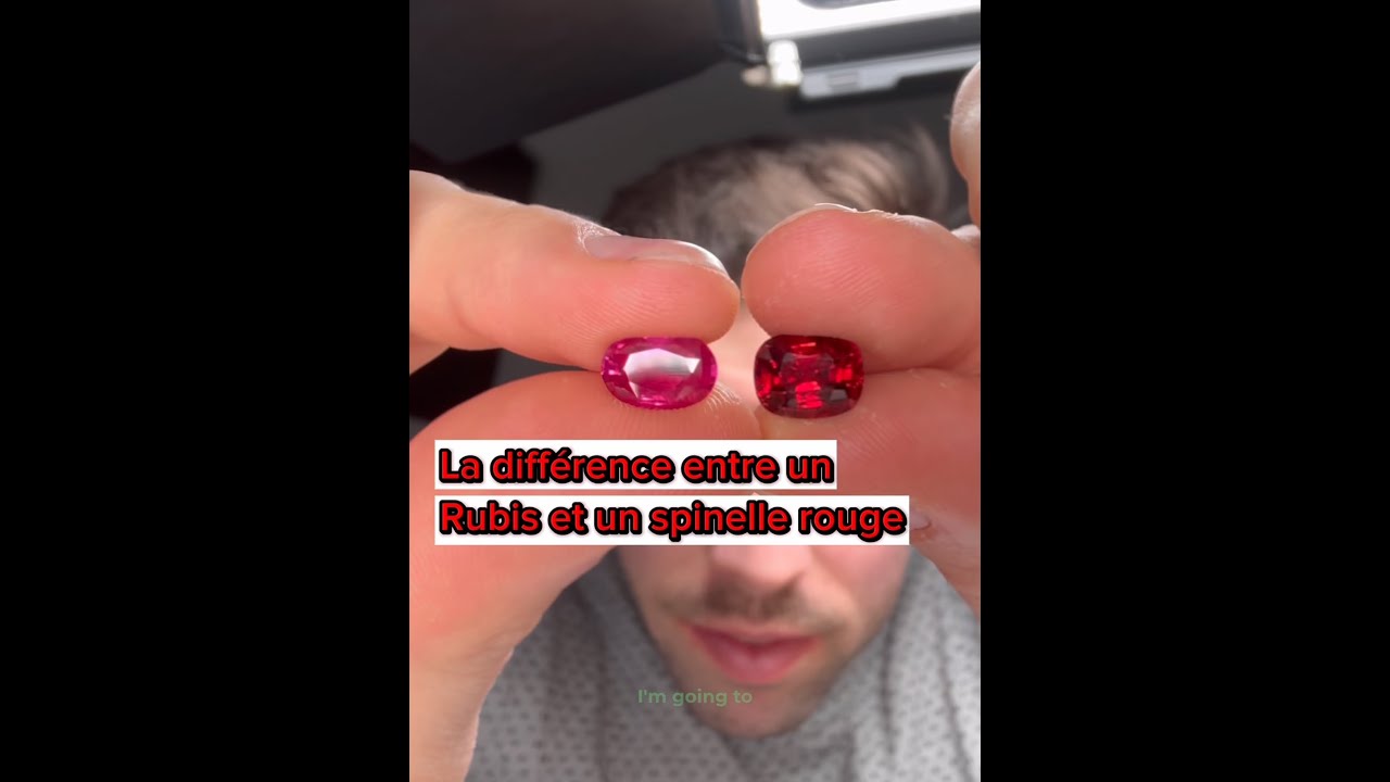 La différence entre un rubis et un spinelle rouge
