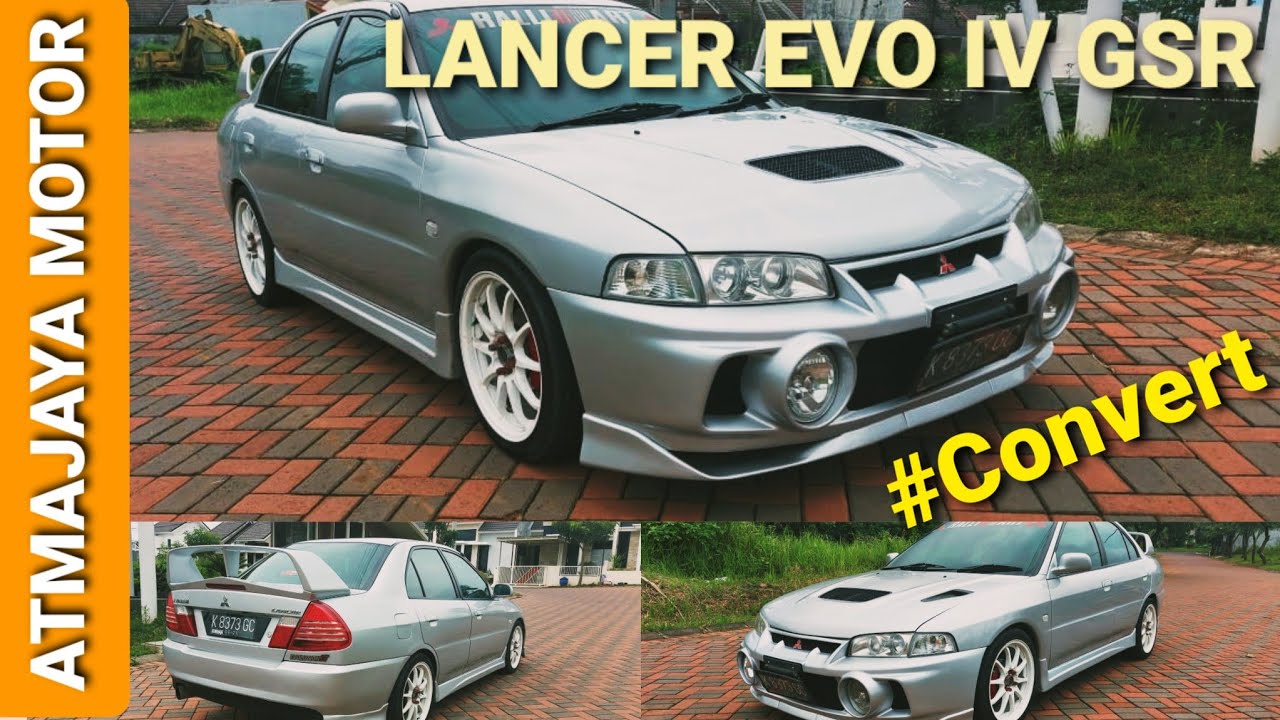 Mitsubishi Lancer CK4 97 Convert to Evolution IV GSR | Review dan Modifikasi oleh Atmajaya Motor