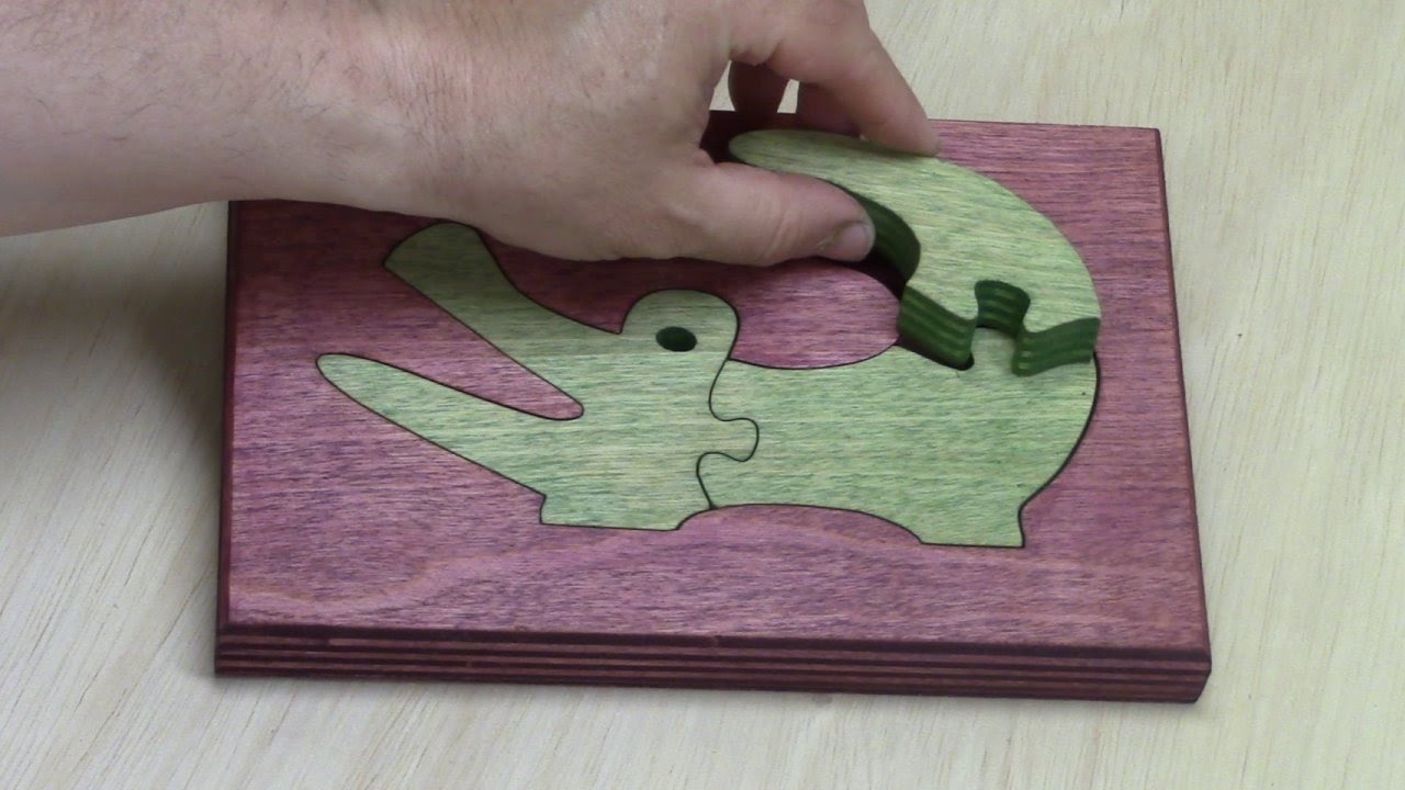 Making a Simple Scroll Saw Tray Puzzle