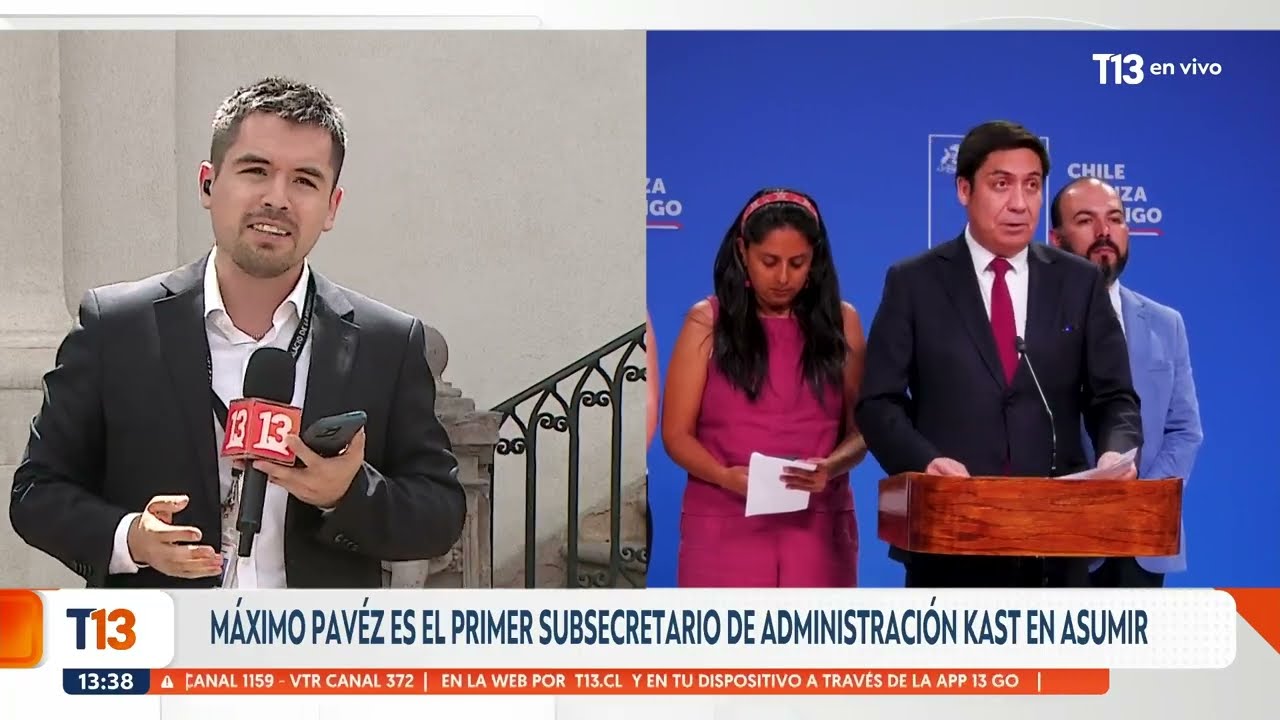 Máximo Pávez es el primer subsecretario de administración Kast en asumir