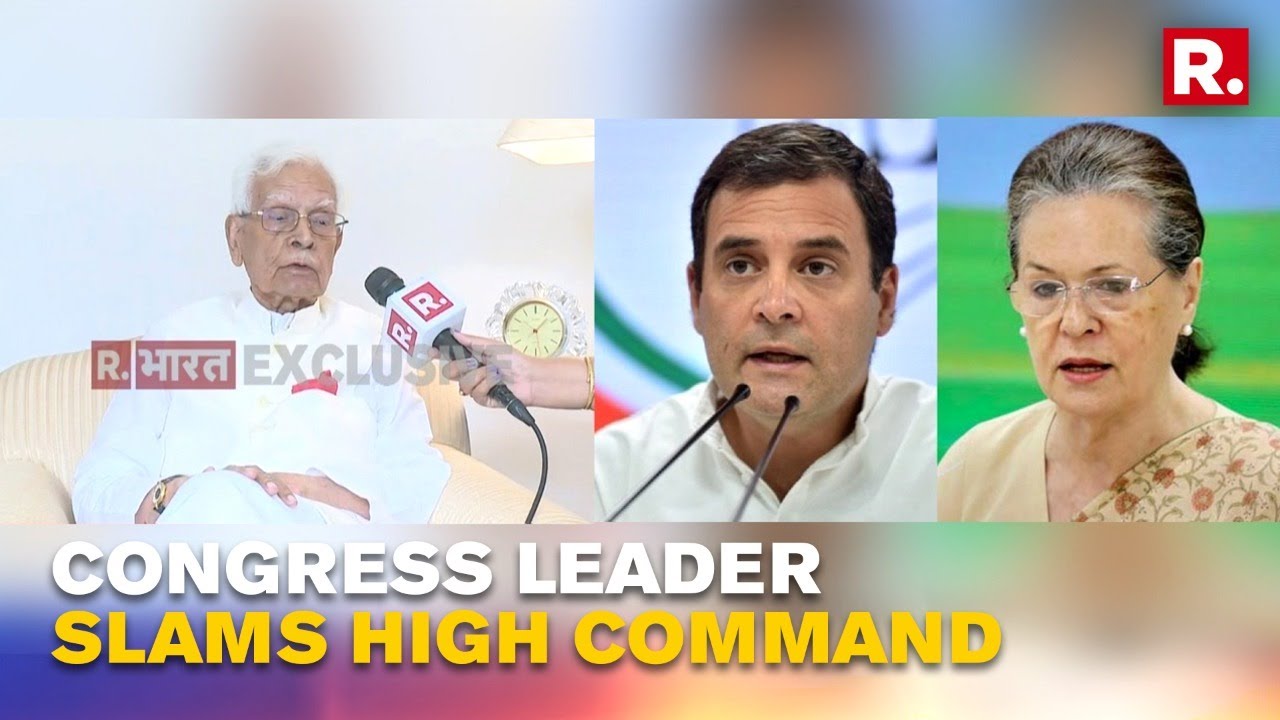 Senior Congress Leader Natwar Singh Slams 'High Command' Amid Punjab Political Crisis | Republic TV