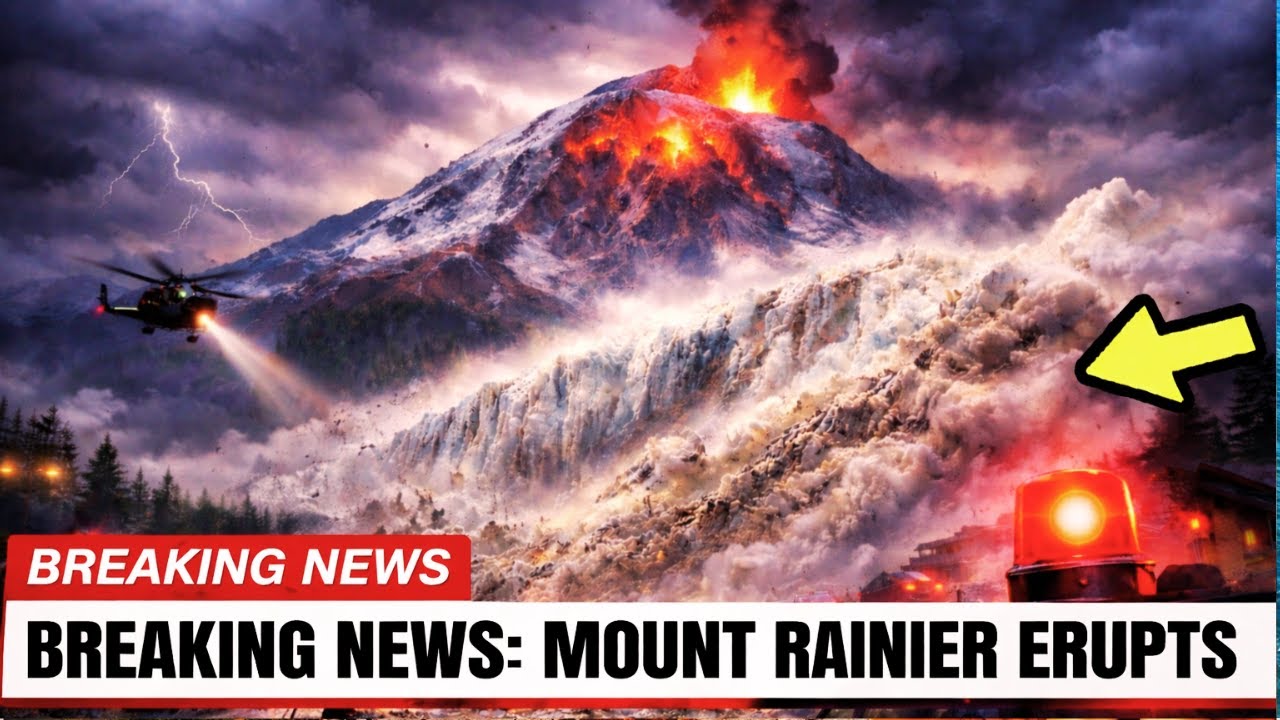 BREAKING NOW: Mount Rainier West Flank Collapse &mdash; 80,000 People Have Minutes to Evacuate