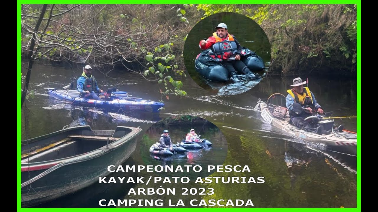 Campeonato de ASTURIAS kayak- pato, Arbón 2023, No te lo pierdas volveremos en el 2024. Apúntate.