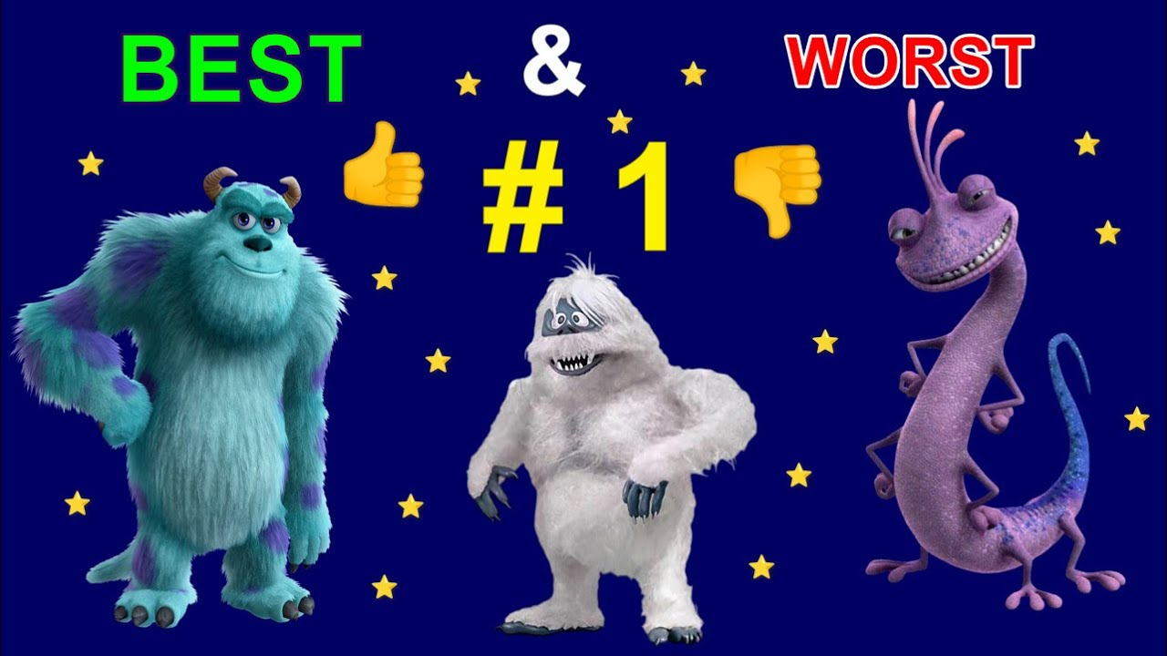 Monsters Inc Characters RANKED Worst to BEST