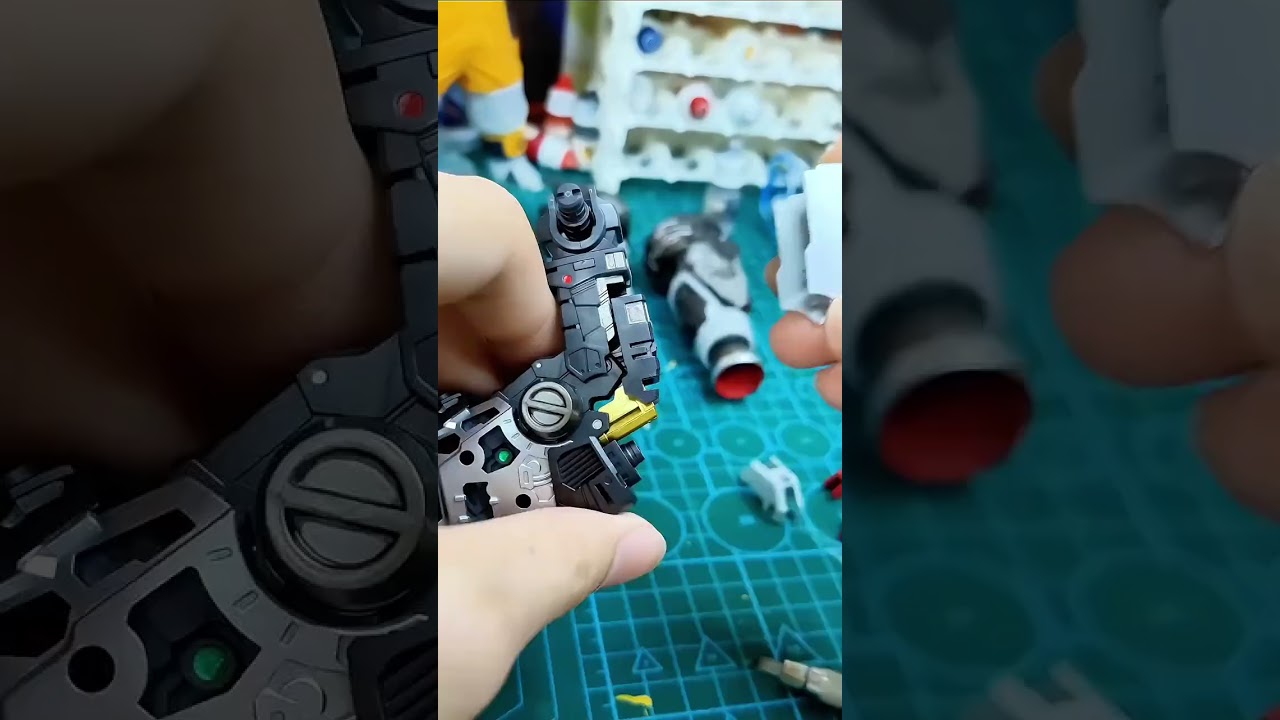 Hand Paint Gundam parts #gunpla #gundam #gunplacustom #gunplabuilder #shortvideo