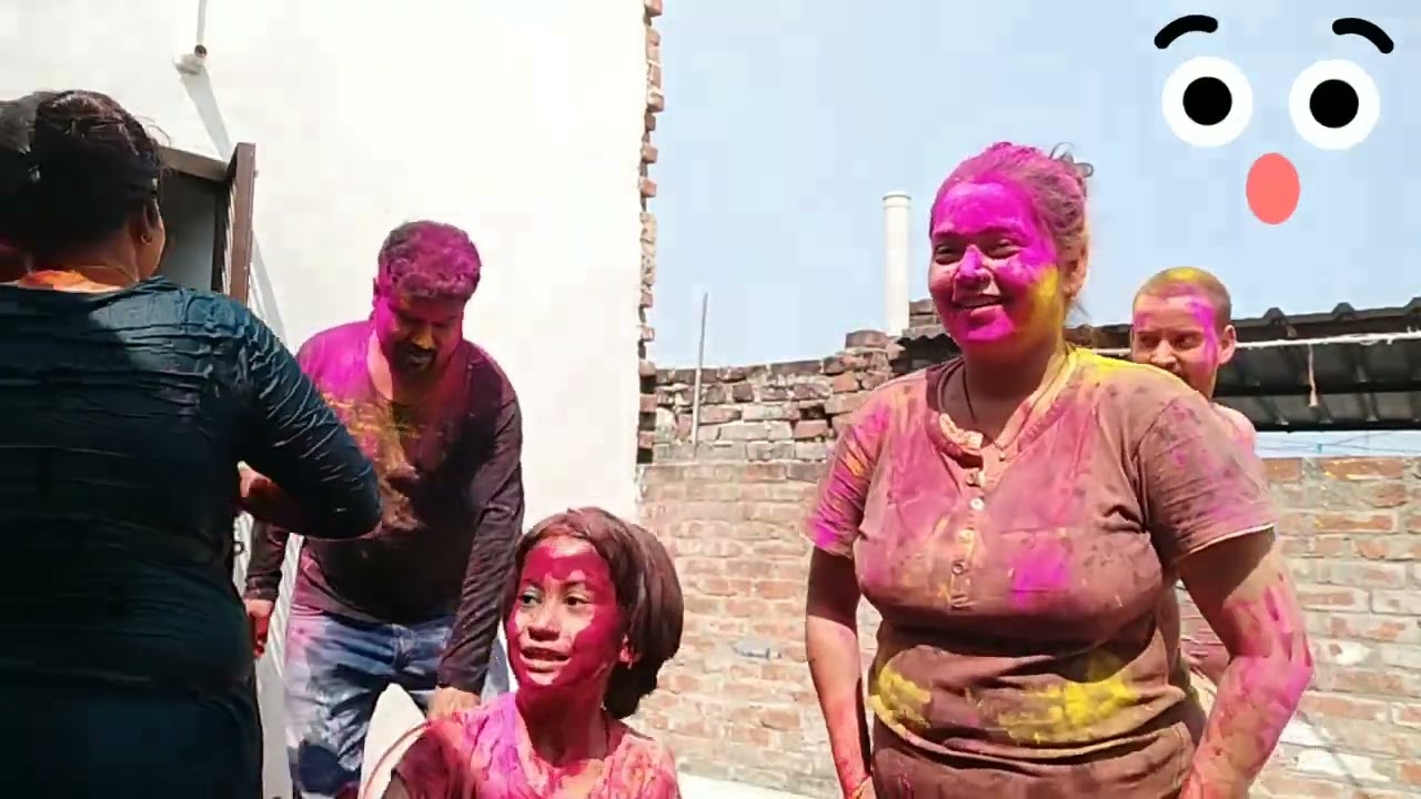 भाभी की पहली होली ससुराल में 😂😂
