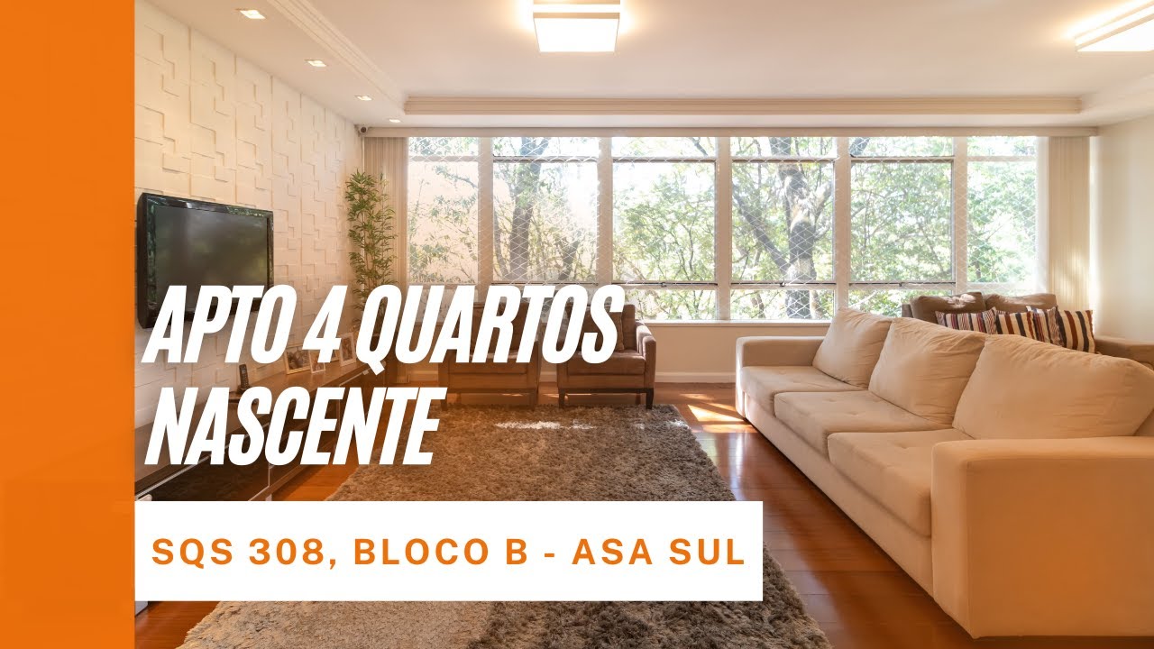 APTO NA SQS 308, BLOCO B - Asa Sul