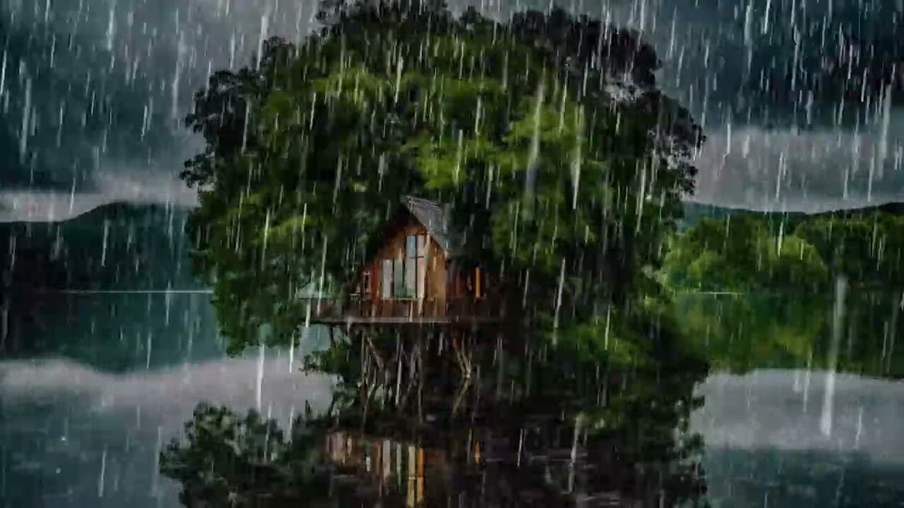 RELAXING MUSIC WITH RAIN SOUNDS 🌺 CALM MIND, ANXIETY RELIEF, DEEP SLEEP