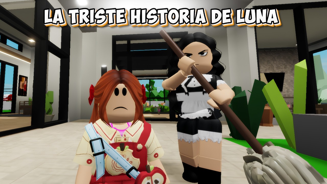 LA TRISTE HISTORIA DE LUNA 🤗😔|HISTORIA ROBLOX BROKHAVEN