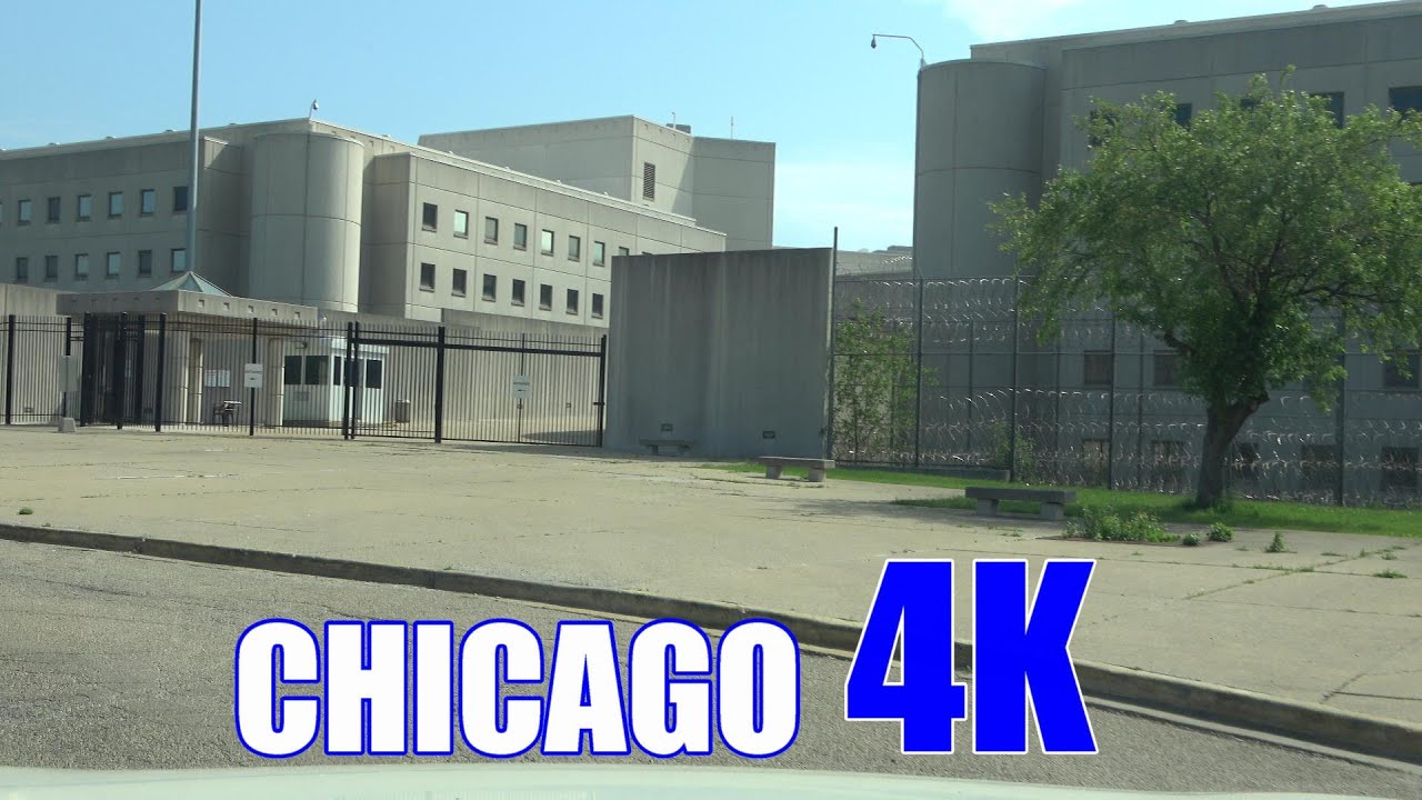 CHICAGO - Driving Around Cook County Correctional Facility on California Ave.