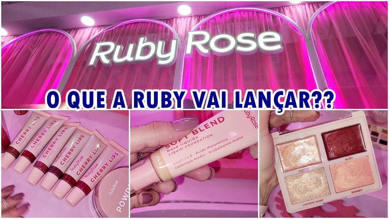 LANCAMENTOS RUBY ROSE NA BEAUTY FAIR 2024 | VLOG NO ESTANDE