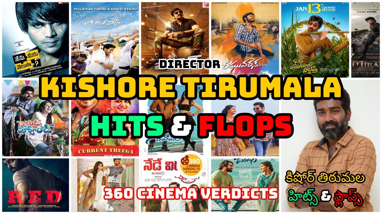 Director Kishore Tirumala: Hits & Flops | Full Career Box Office Analysis! | 360 Cinema Verdicts